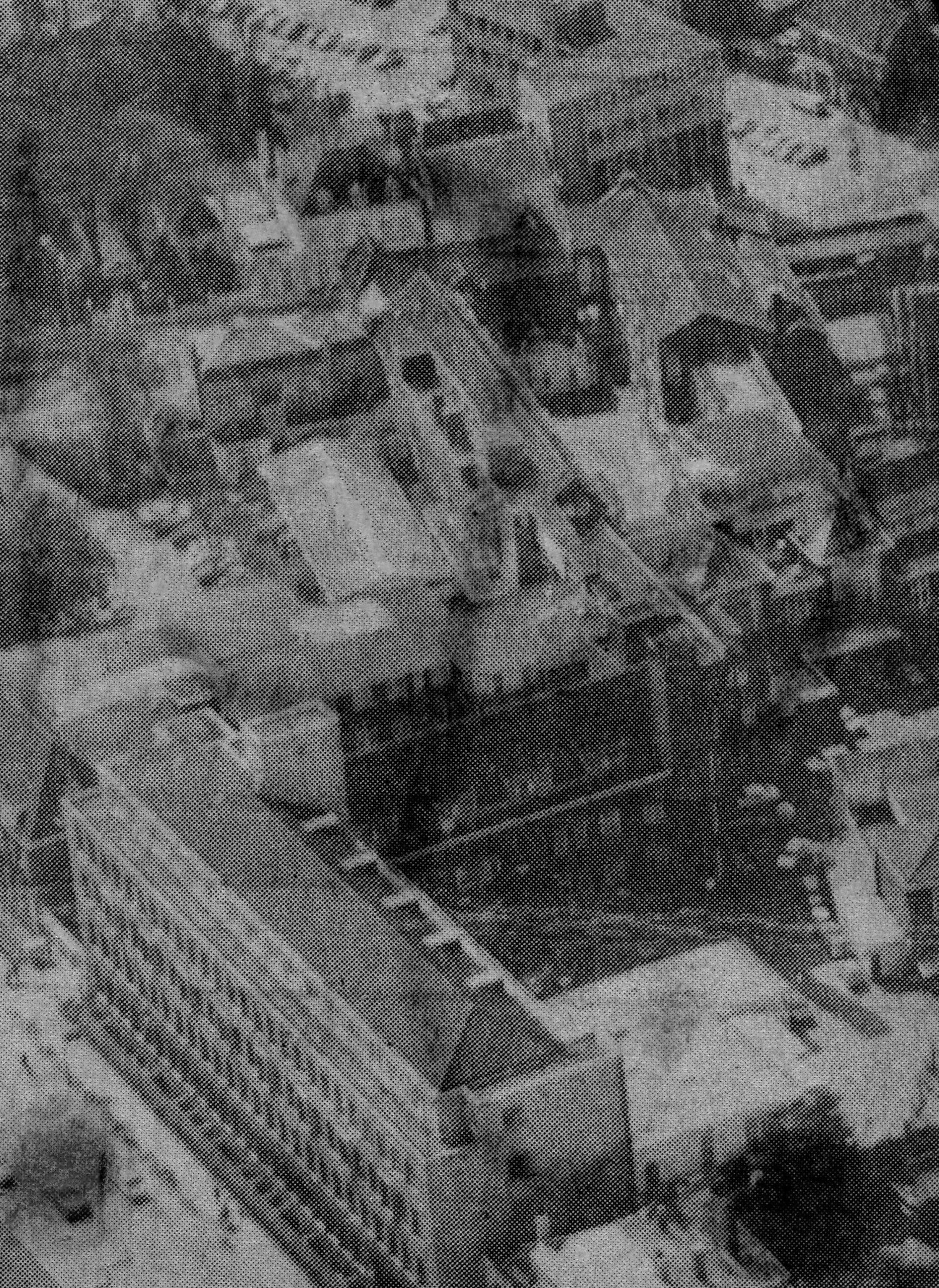 Binnenziekenhuis vlak voor sloop 1973